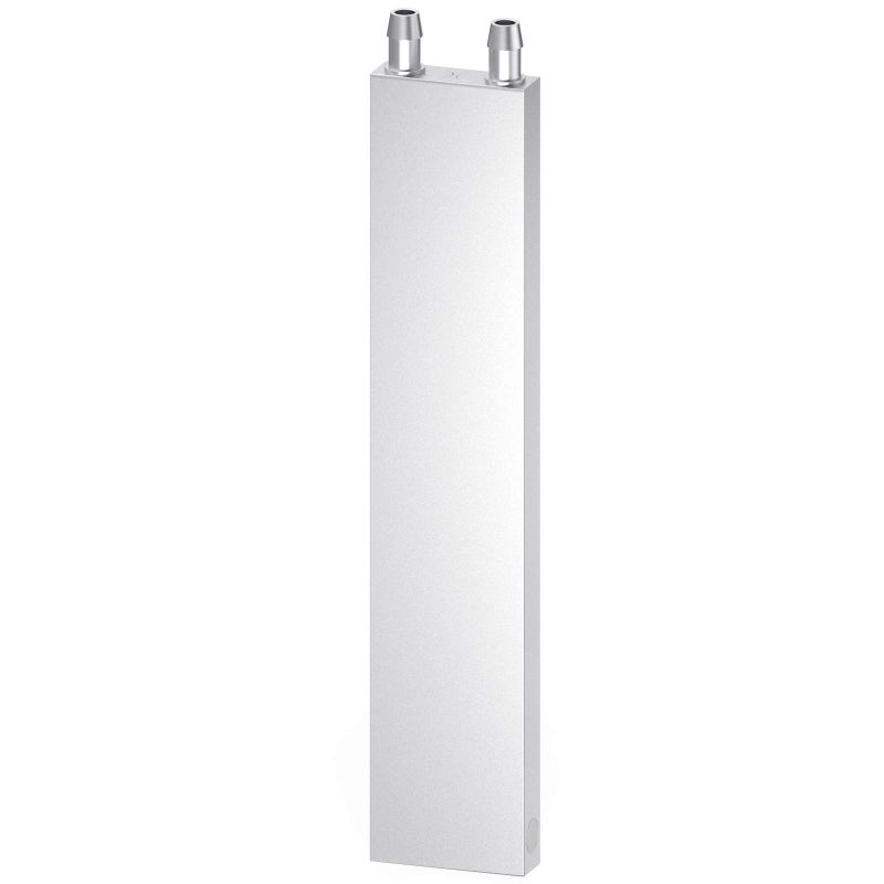 DIYhz Aluminum Water Cooling Block, Liquid Water Cooler Heat Sink System for PC Computer CPU Graphics Radiator Heatsink Endothermic Head Silver(40 x 200 x 12mm) - Image 1